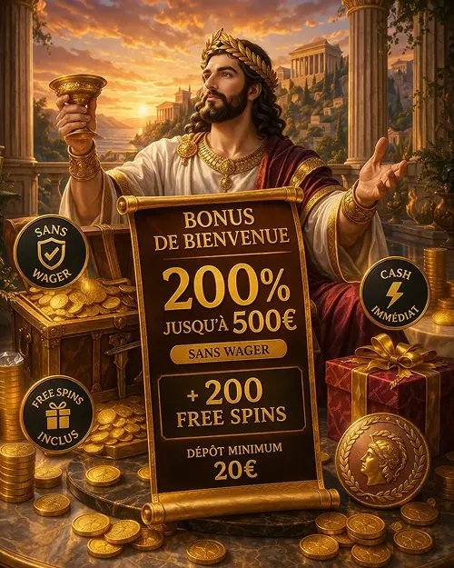 Bonus premium Crésus Casino
